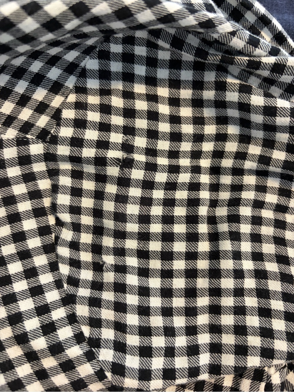 Toast cotton Black & White Gingham Button-Down Shirt - Picture 7 of 7